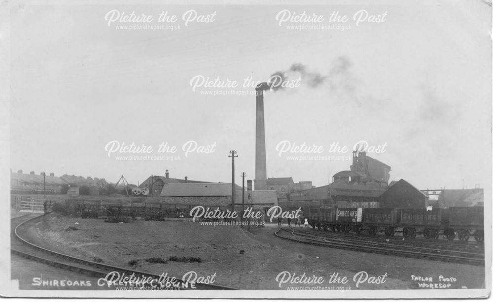 Colliery at Clowne Derbyshire, which was part of the Shireoaks Colliery company