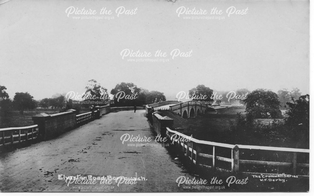 Elvaston Road and Borrowash Bridge, Borrowash, c 1910 ?