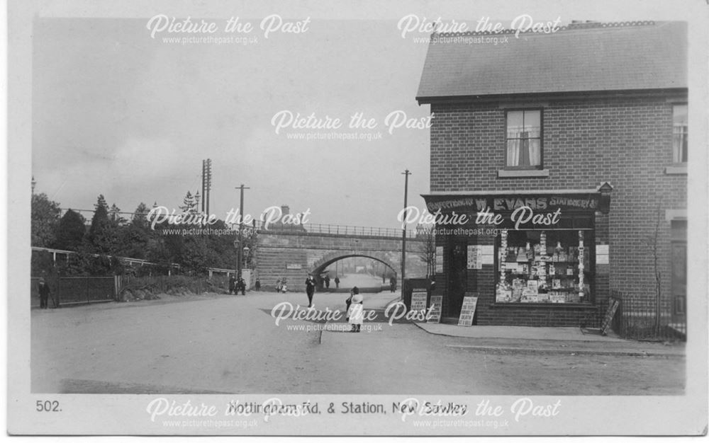 Newsagents that belonged to Walter and Mary Evans