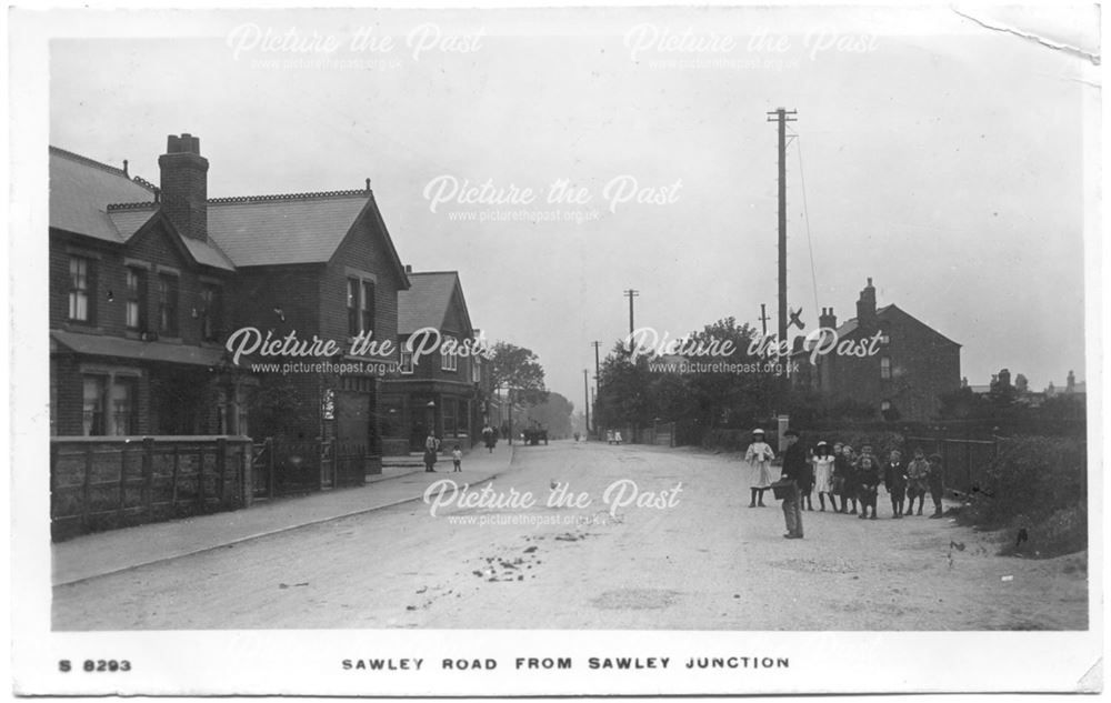 Sawley Road, from Sawley Junction, Sawley