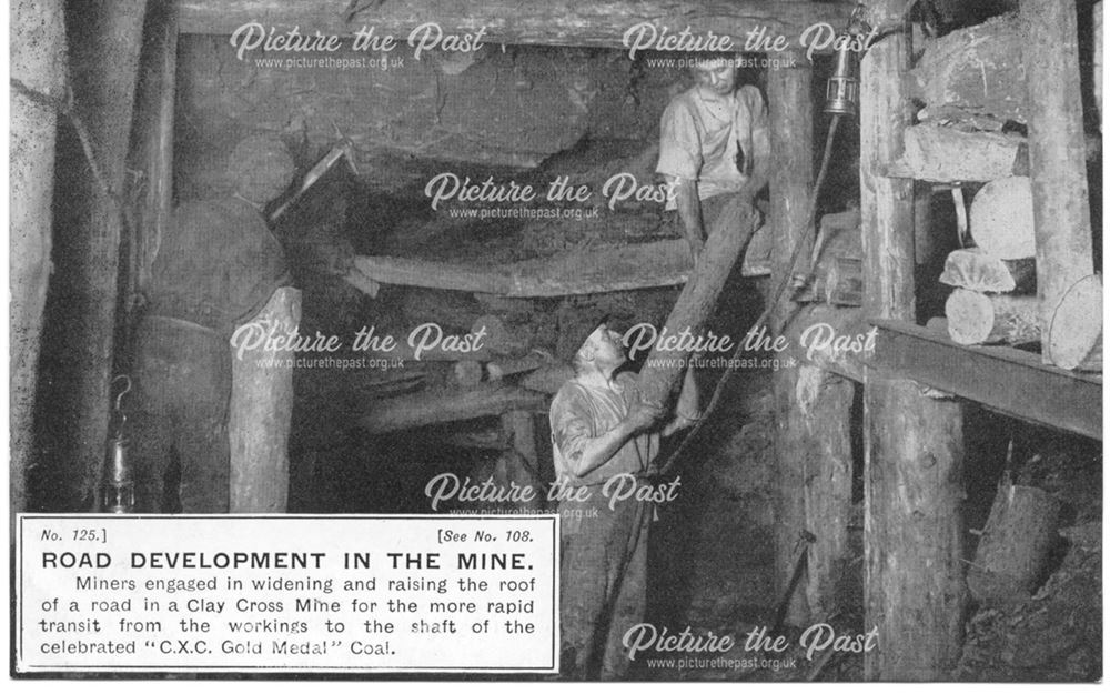 Road development in the mine