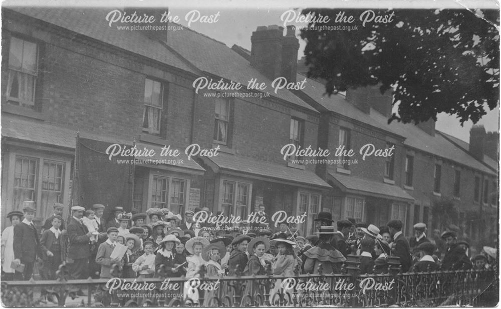 Sunday School Procession on Alfreton Road, Westhouses