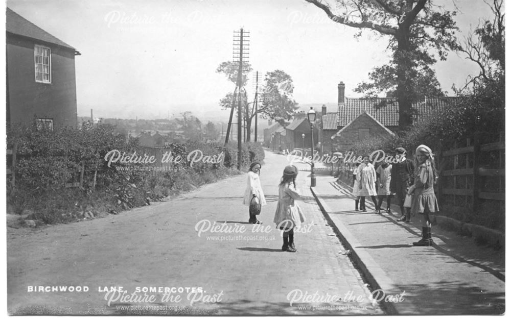 Birchwood Lane, Somercotes, c 1910s