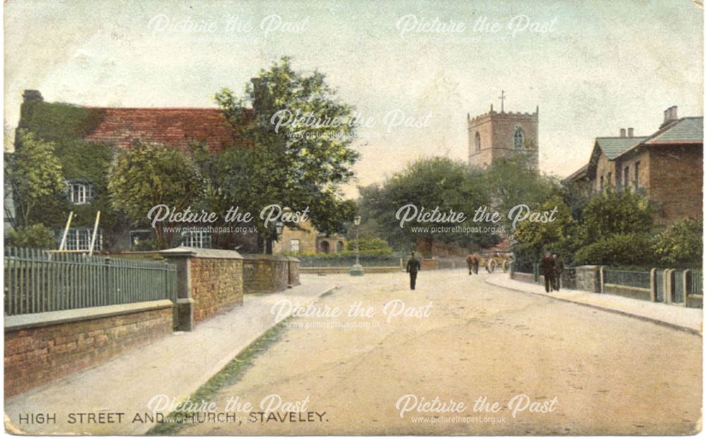 High Street and Church, Staveley