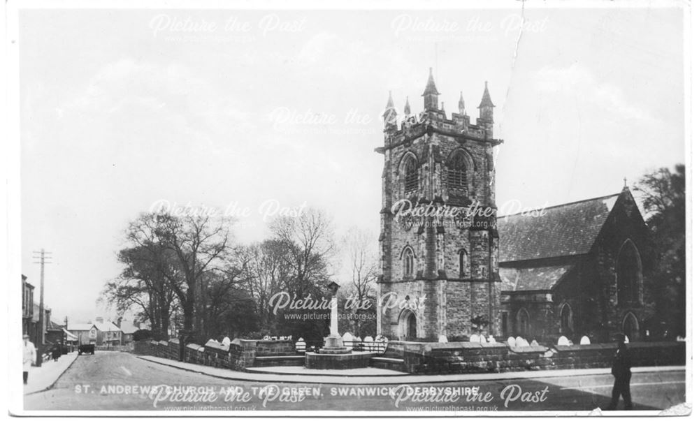 St Andrew's Church and The Green, Swanwick