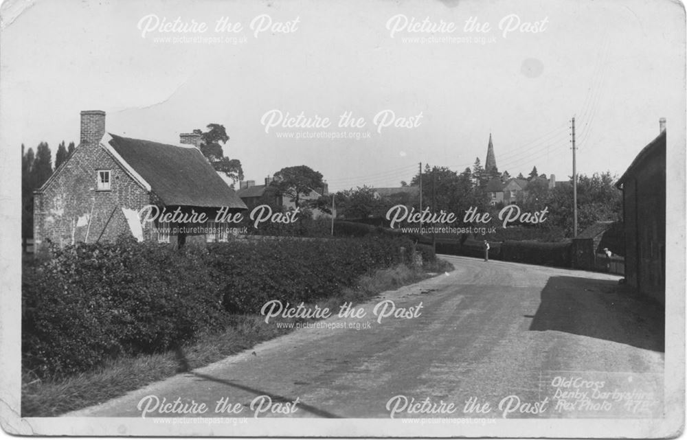 Old Cross, Church Street, Denby, c 1920s ?