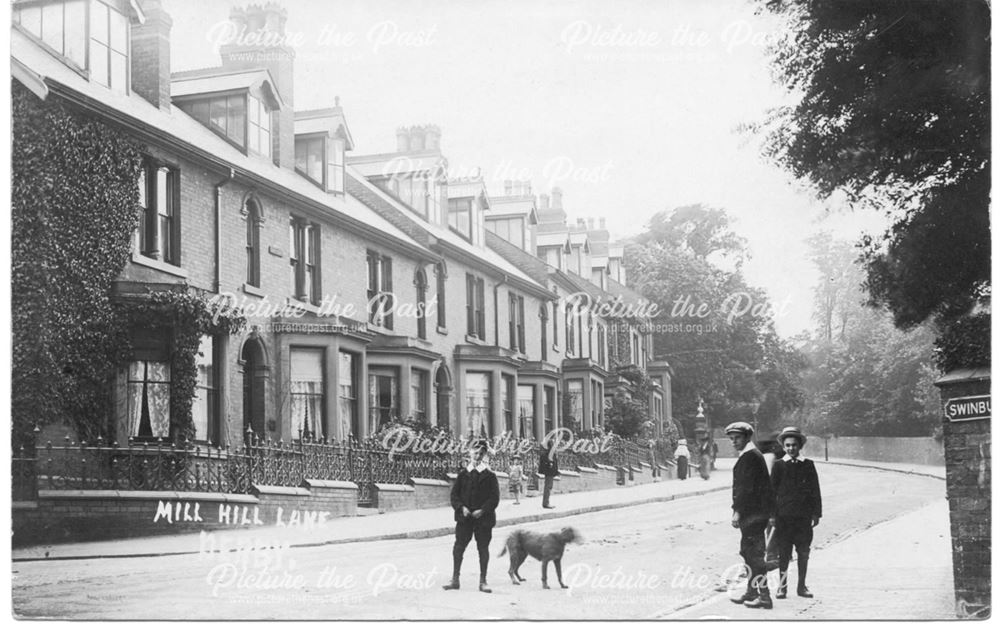 Mill Hill Lane, Derby, c 1900s