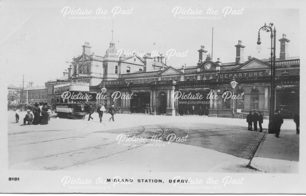 Derby Midland Station, Railway Terrace, Derby, c 1910s