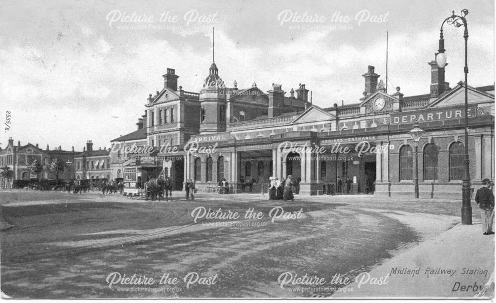 Derby Midland Station, Railway Terrace, Derby, c 1900s