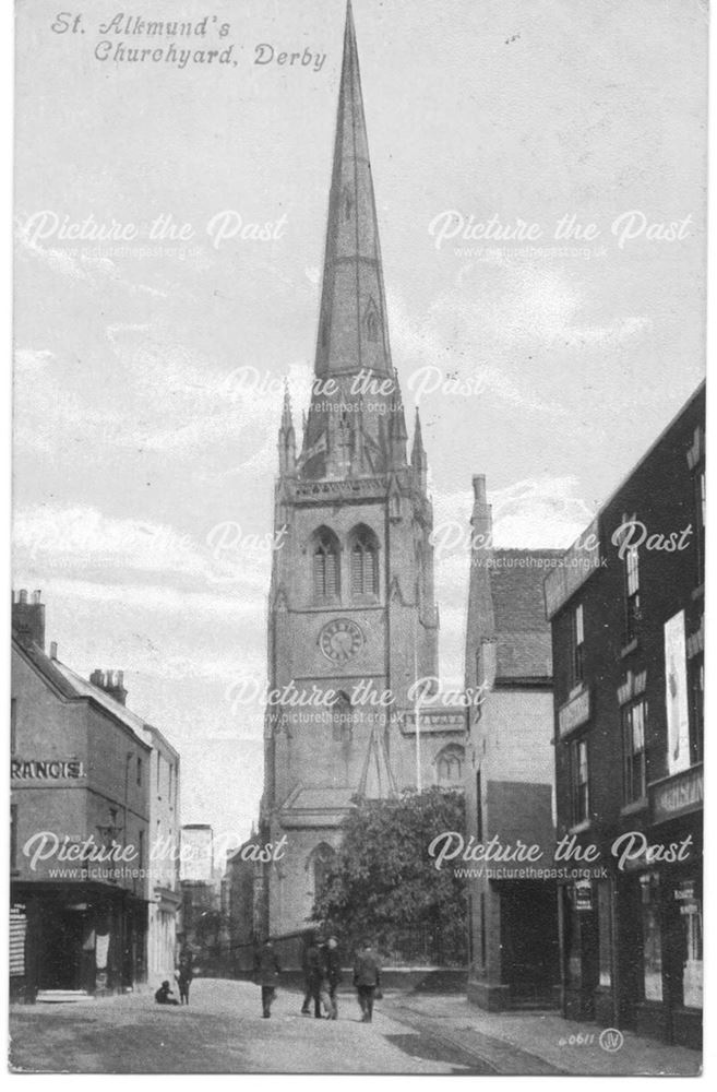 St. Alkmunds Church, Queen Street, Derby, c 1920s ?