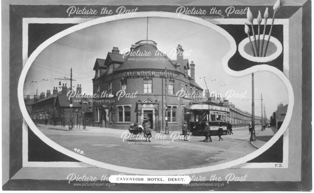 Cavendish Hotel, Normanton, Derby, c 1911