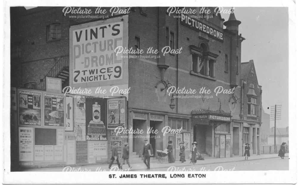 St James Theatre, Derby Road, Long Eaton, c 1920s