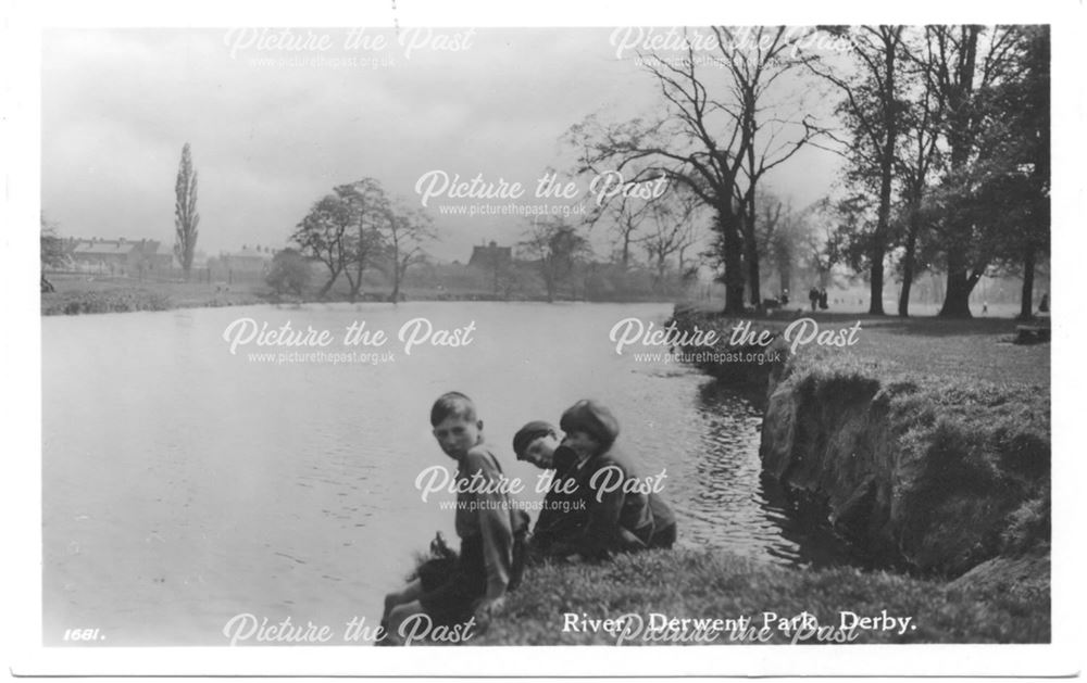 River Derwent Park, Derby, c 1920s