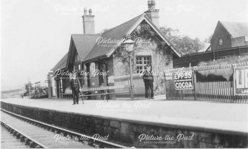 Crosshill and Codnor railway station, Cross Hill, c 1900s