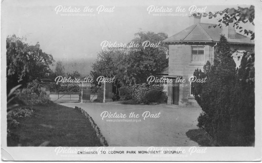 Entrance to Codnor Park Monument Grounds