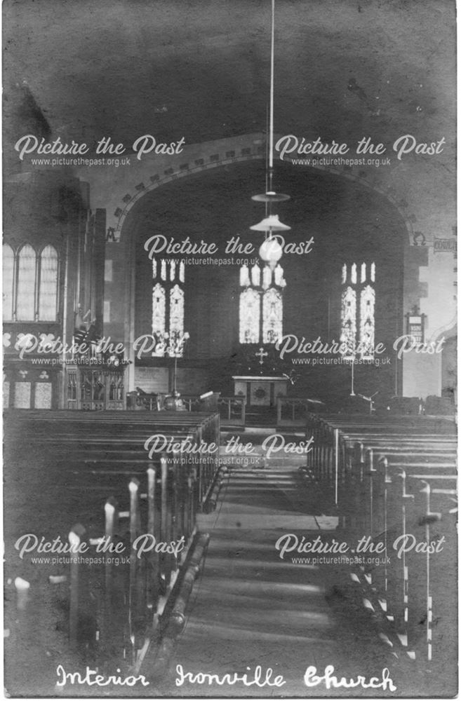 Interior of Ironville Church