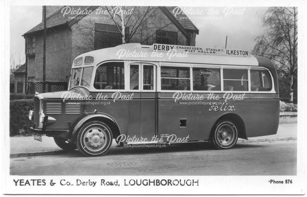 Felix Derby (Chaddesden, Stanley, West Hallam) Ilkeston bus