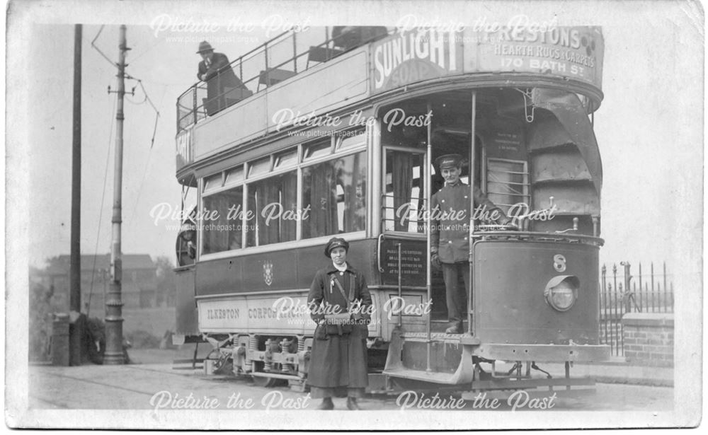 Ilkeston Corporation Tramways tram no 8