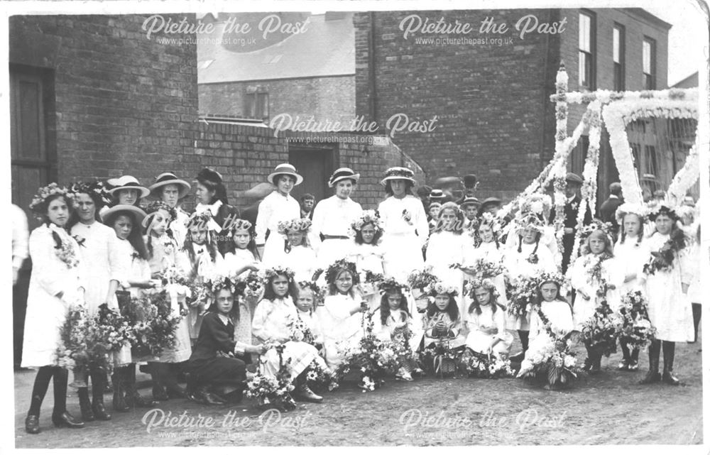 Decorated Carnival Group, Wesley Street, Langley Mill