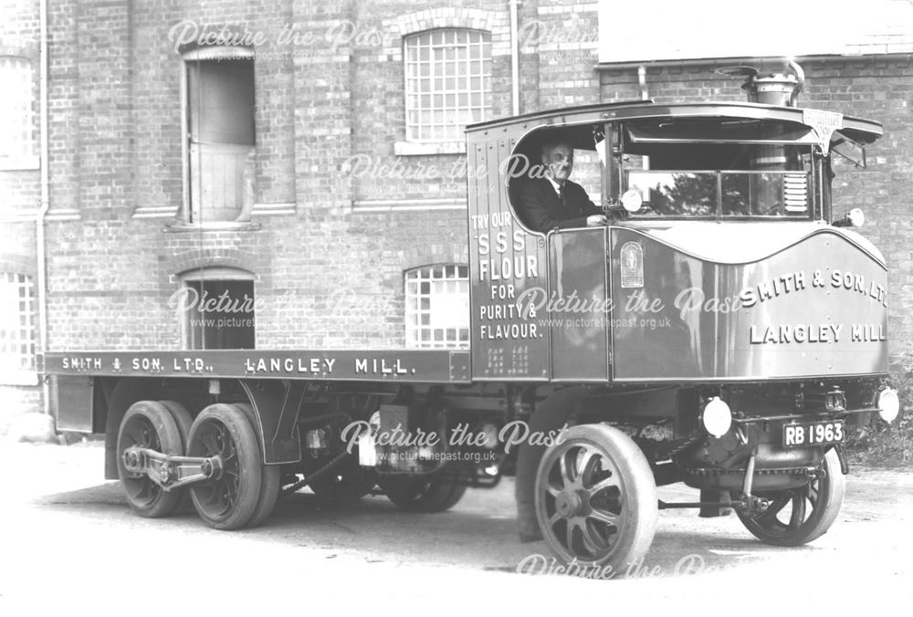 Lorry of Smith Son Ltd, Millers (steam), Langley Mill