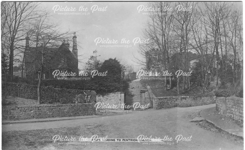 Steps leading to Pentrich Church