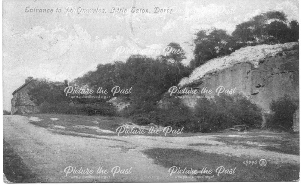 Entrance to the Quarries, Little Eaton