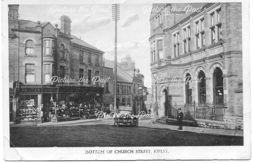 bottom of Church Street, Ripley