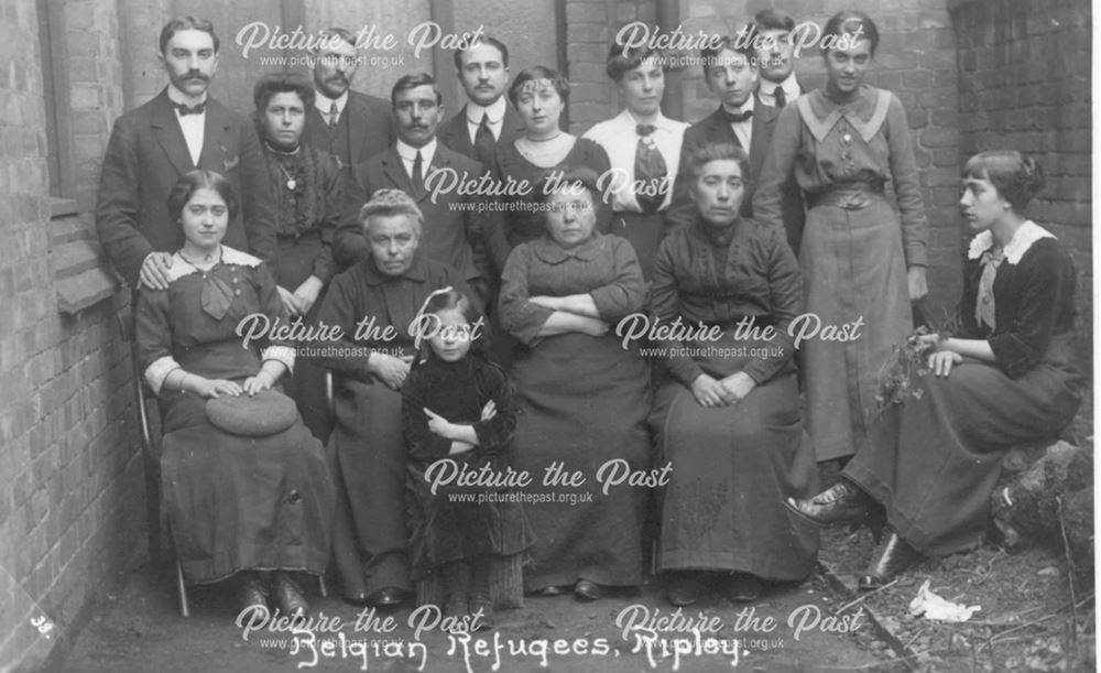 Belgian refugees, Ripley, c 1910s