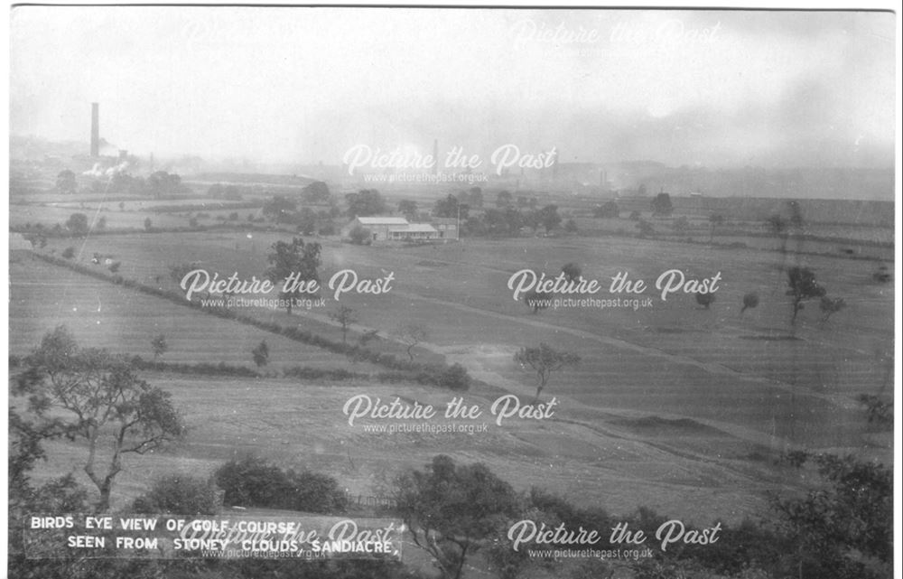 Bird's Eye View of Golf Course, seen from Stoney Clouds, Sandiacre