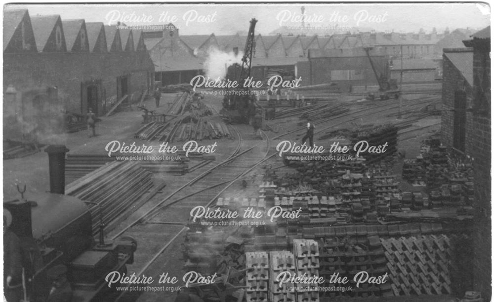 Taylor Bros, Railway Yard, Midlands Foundry, Sandiacre, c 1900