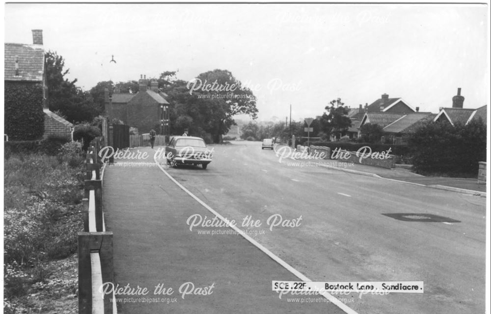 Bostock Lane, Sandiacre. Looking South