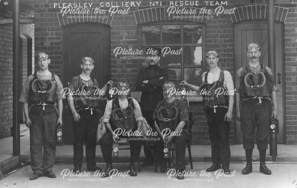 Pleasley Colliery No.1 Rescue Team, 1910-20