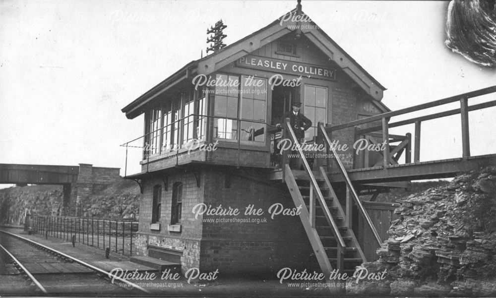 Pleasley Colliery Signal Box, c 1900s