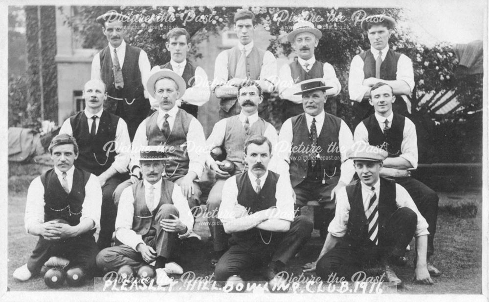 Pleasley Hill Bowling Club,  1916