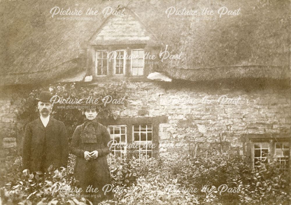 William and Martha? Walters Outside Their Cottage