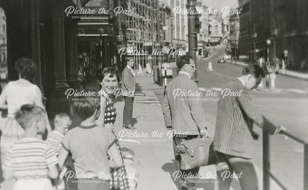 Long Row to Smithy Row, Nottingham, 1950s