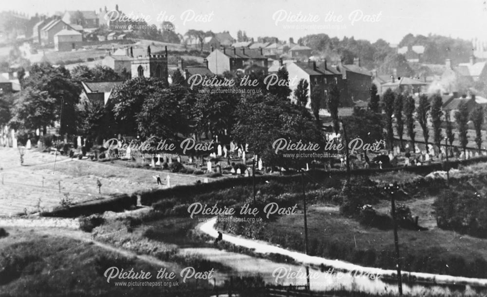 St Giles' Church and surrounding area