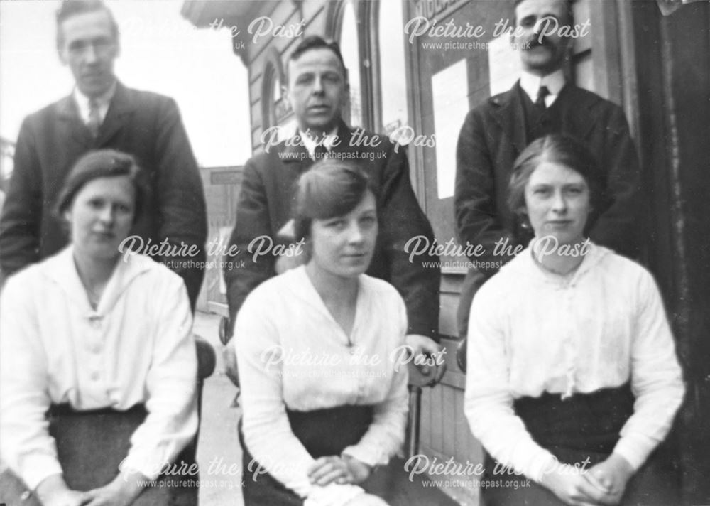 Staff at Dronfield Railway Station, Chesterfield Road