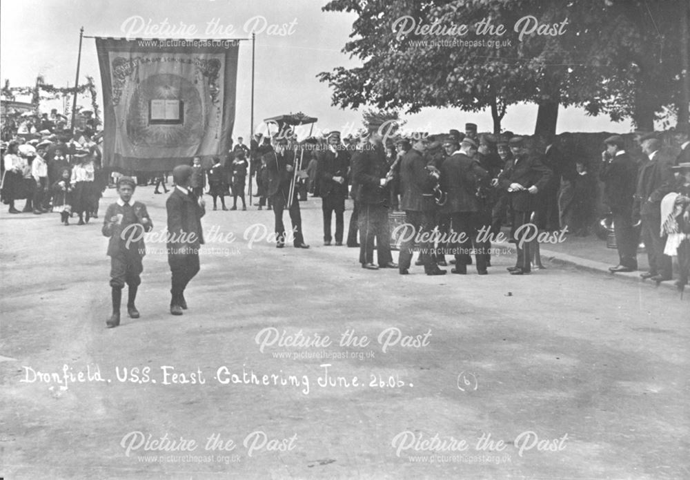 Dronfield United Sunday School Baptist Feast Gathering-procession