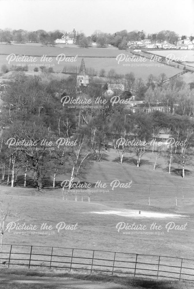 Looking from Renishaw Hall towards Eckington