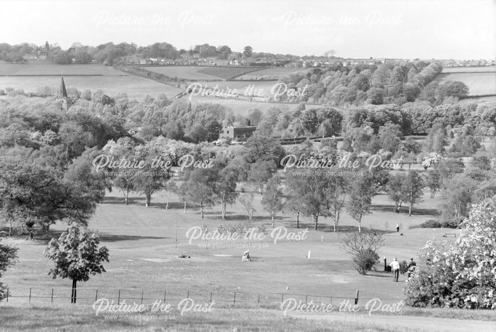 Looking from Renishaw Hall towards Eckington