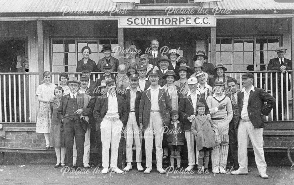 Hardwick Colliery Cricket Club on a visit to Scunthorpe Cricket Club