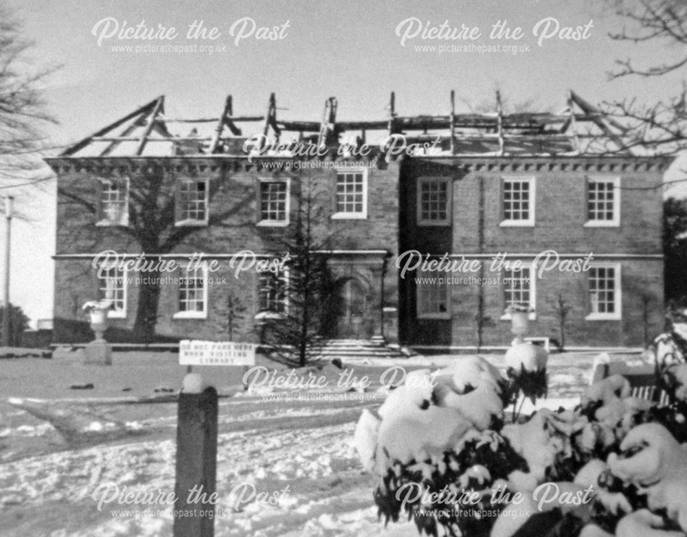 The Manor House during refurbishment