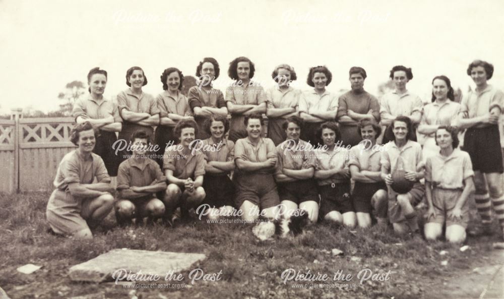Women's sports team, Heath, c 1950s