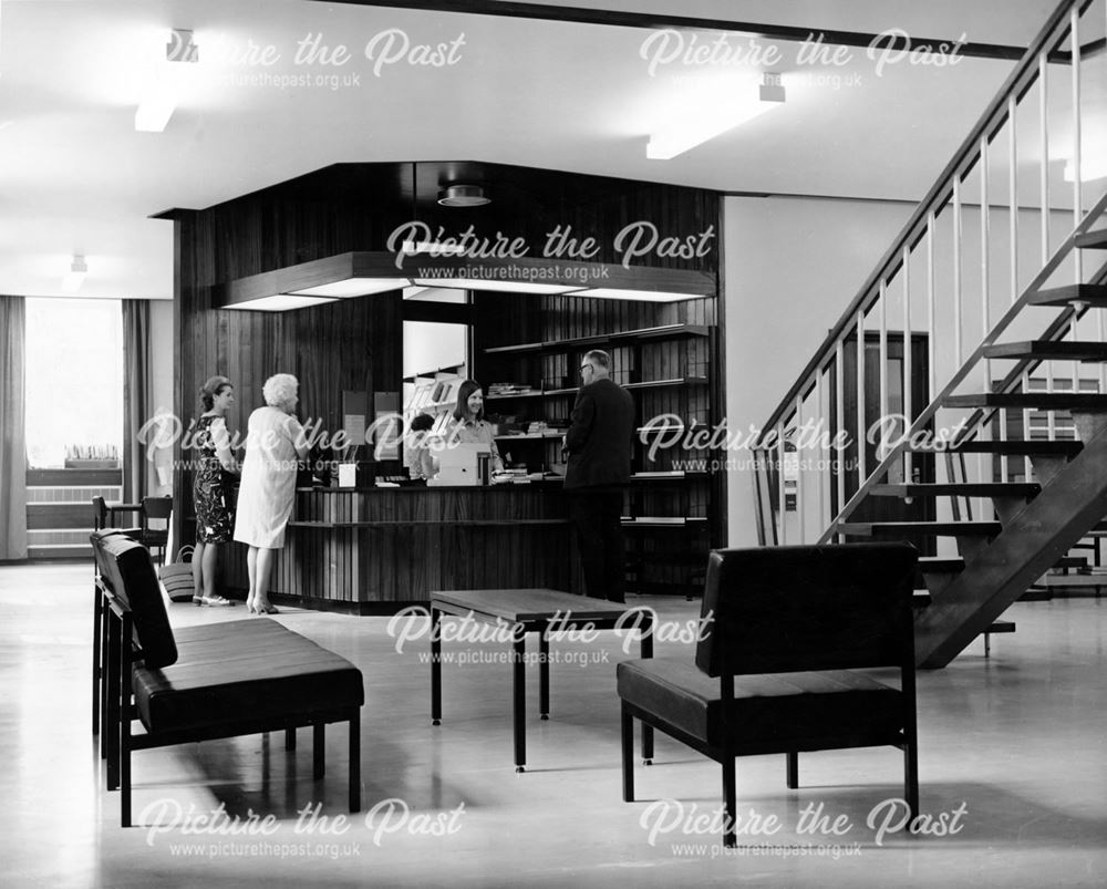 Interior of Dronfield Library