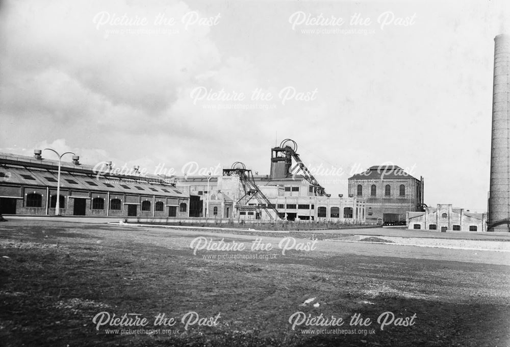 'The Modernisation of Williamthorpe Colliery 1938-40' - Shops, Winders and Boiler House, after impro