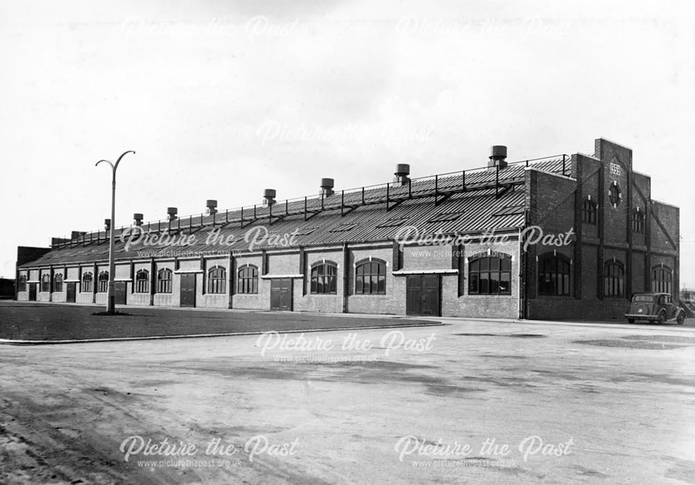 'The Modernisation of Williamthorpe Colliery 1938-40' - Engineering shops and stores, after improvem