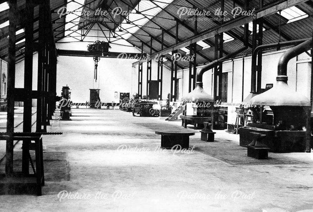 'The Modernisation of Williamthorpe Colliery 1938-40' - Engineering shop (prior to installation of m