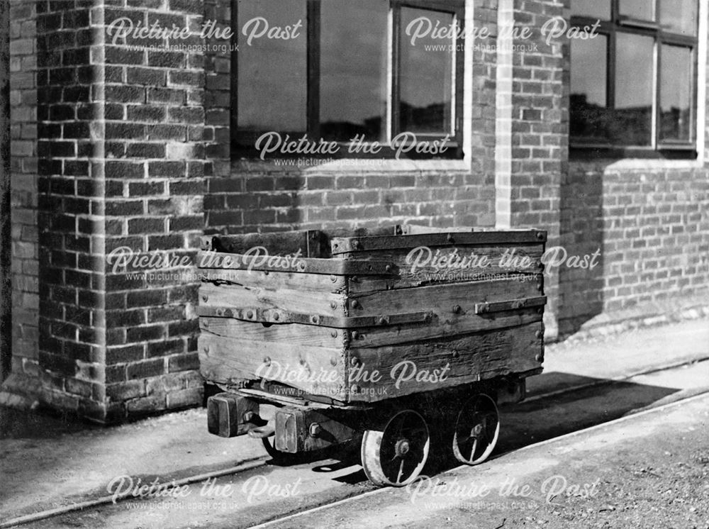 'The Modernisation of Williamthorpe Colliery 1938-40' - Old 8 Cwt capacity wooden tub, used before c