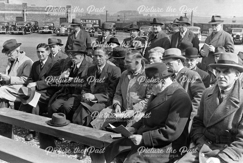 'The Modernisation of Williamthorpe Colliery 1938-40' - Visitors at the opening ceremony for the new